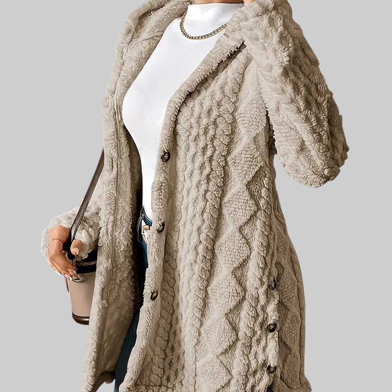KAMILA | MÄKKÝ CARDIGAN S KAPUCŇOU