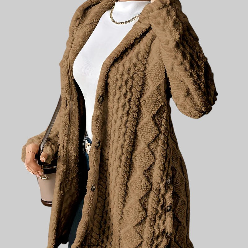 KAMILA | MÄKKÝ CARDIGAN S KAPUCŇOU