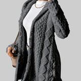 KAMILA | MÄKKÝ CARDIGAN S KAPUCŇOU